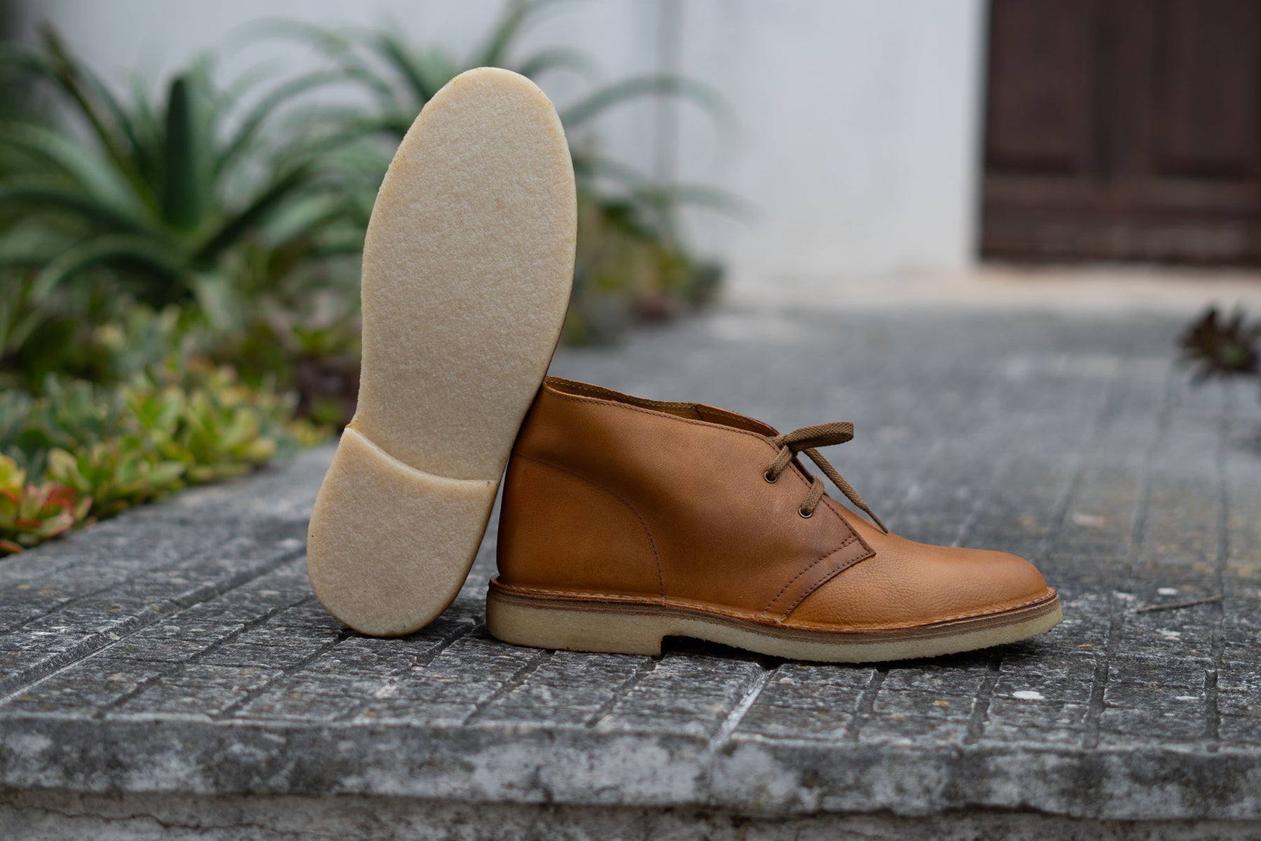 Type 01 Desert Boots Cognac Leaf Limited Edition 'Sprint Run'