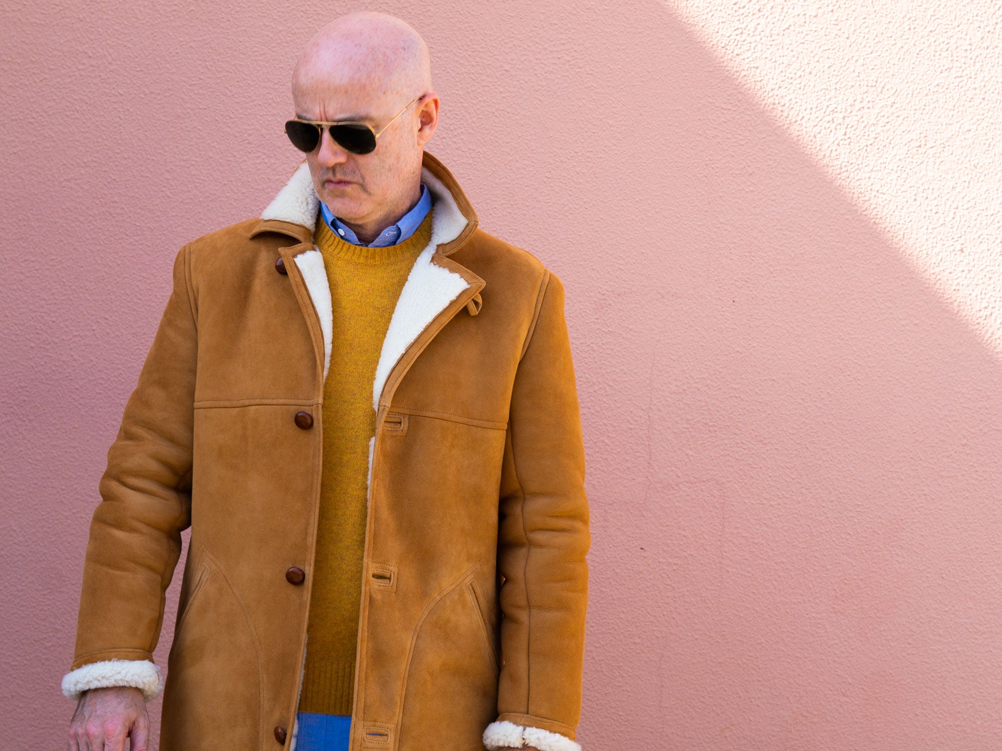 The Oliver by Hutton X Owen Barry 1948 Shearling Coat 'Sprint Run