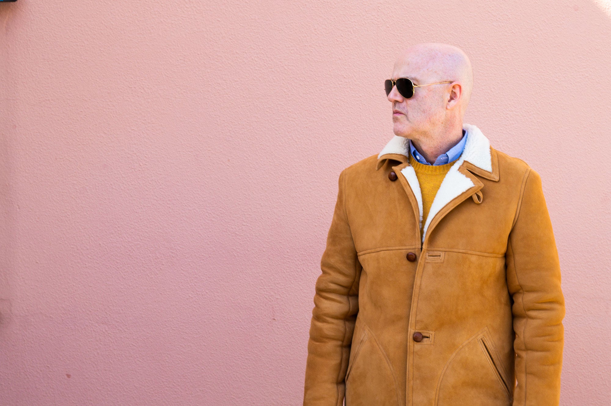 The Oliver by Hutton X Owen Barry 1948 Shearling Coat 'Sprint Run'
