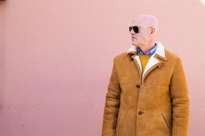 The Oliver by Hutton X Owen Barry 1948 Shearling Coat 'Sprint Run'